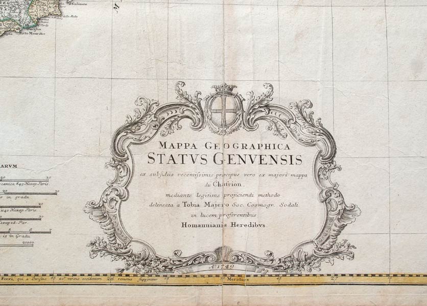 carta geografica antica liguria homann carta geografica liguria homann