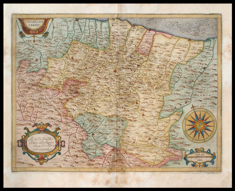 carta geografica antica urbino magini