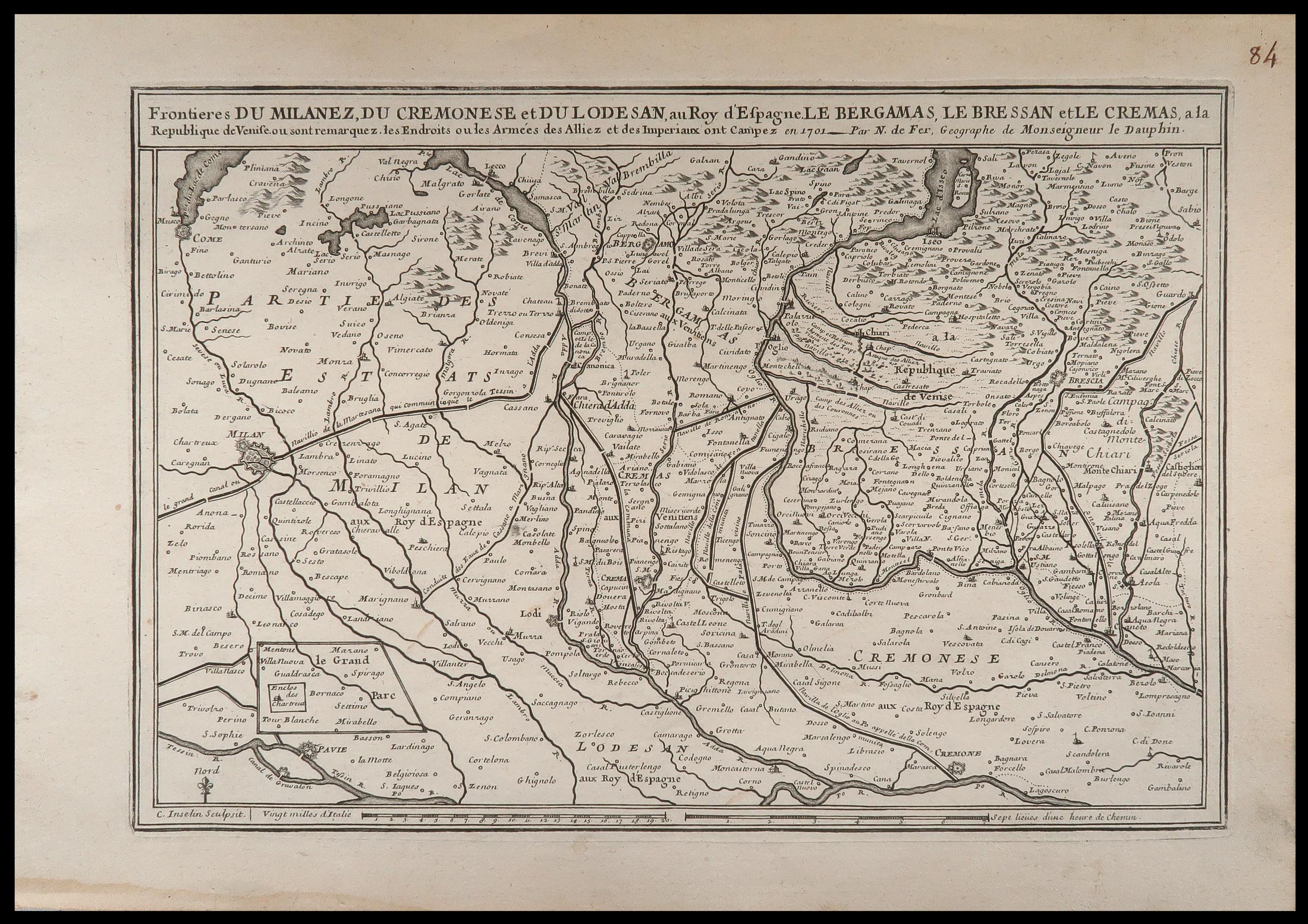 carta geografica milanese veneziano de fer