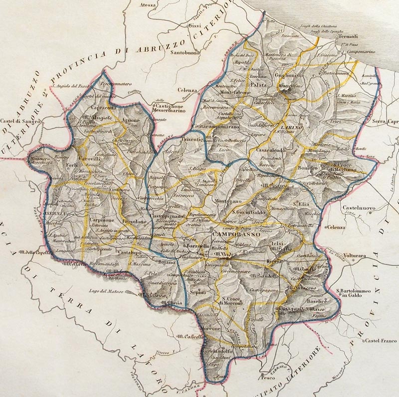 carta geografica molise zuccagni carta geografica molise