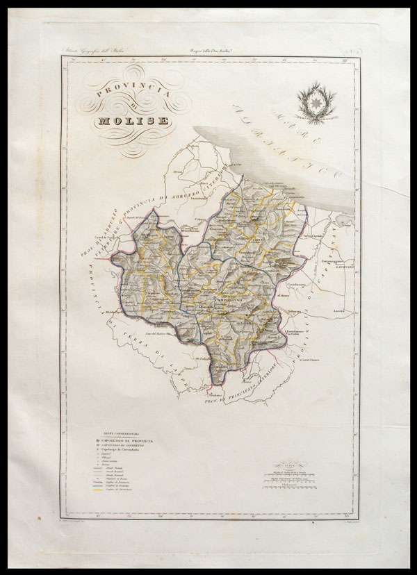 carta geografica antica molise zuccagni