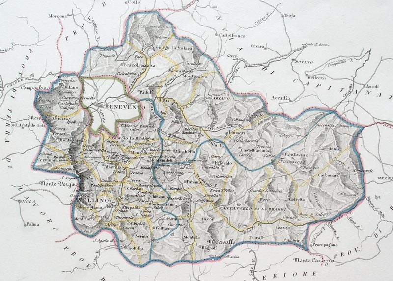 carta geografica antica principato ulteriore zuccagni carta geografica principato ulteriore zuccagni