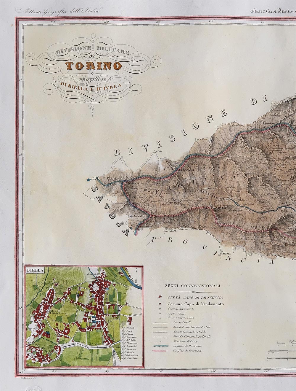 carta geografica biella ivrea