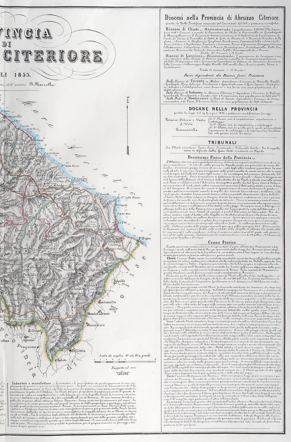 carta geografica provincia abruzzo citeriore carta geografica provincia abruzzo citeriore