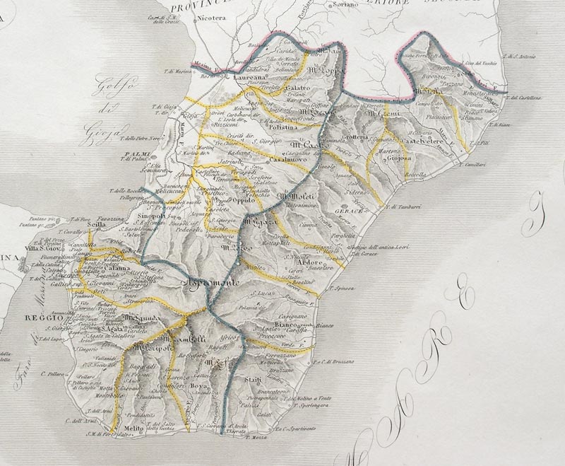 carta geografica antica provincia calabria ulteriore zuccagni carta geografica provincia calabria ulteriore zuccagni