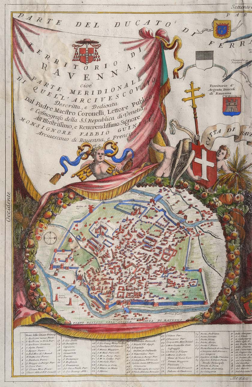 carta geografica territorio ravenna coronelli carta geografica territorio ravenna coronelli
