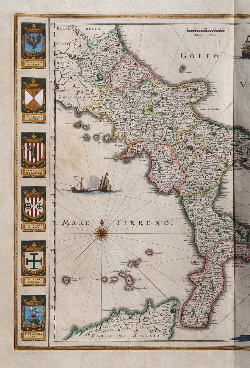 carta geografica regno napoli blaeu carta geografica regno napoli blaeu