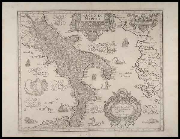carta geografica antica regno napoli magini