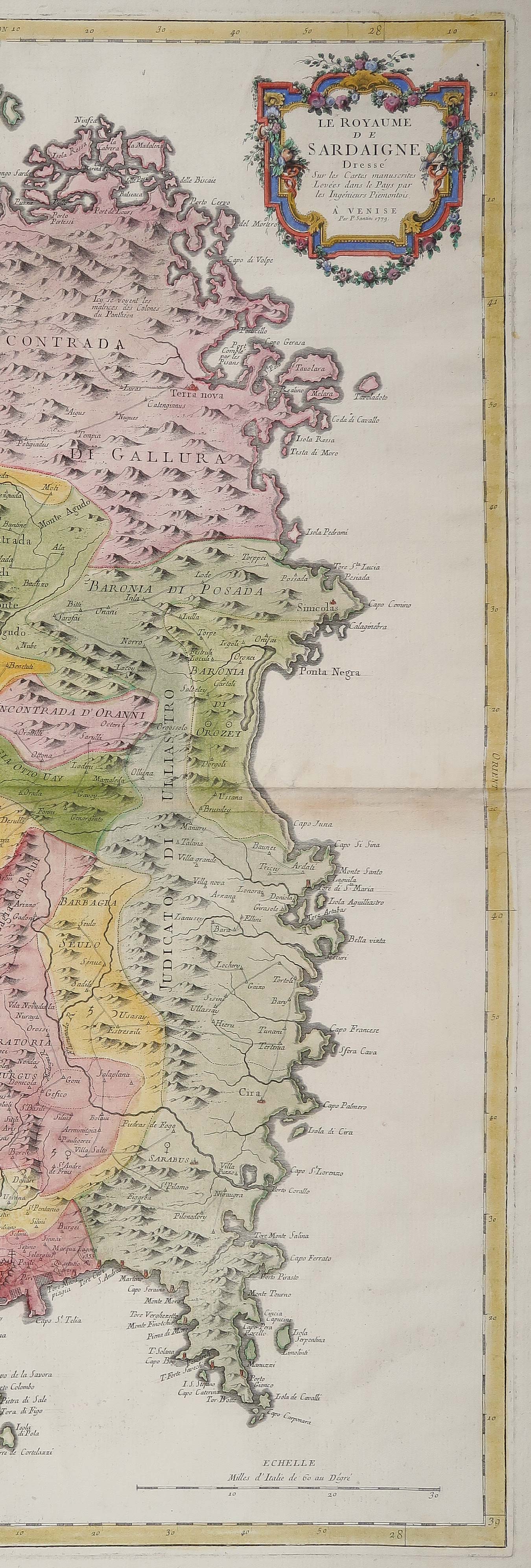 carta geografica royaume de sardaigne