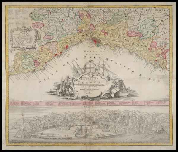 carta geografica repubblica genova lotter