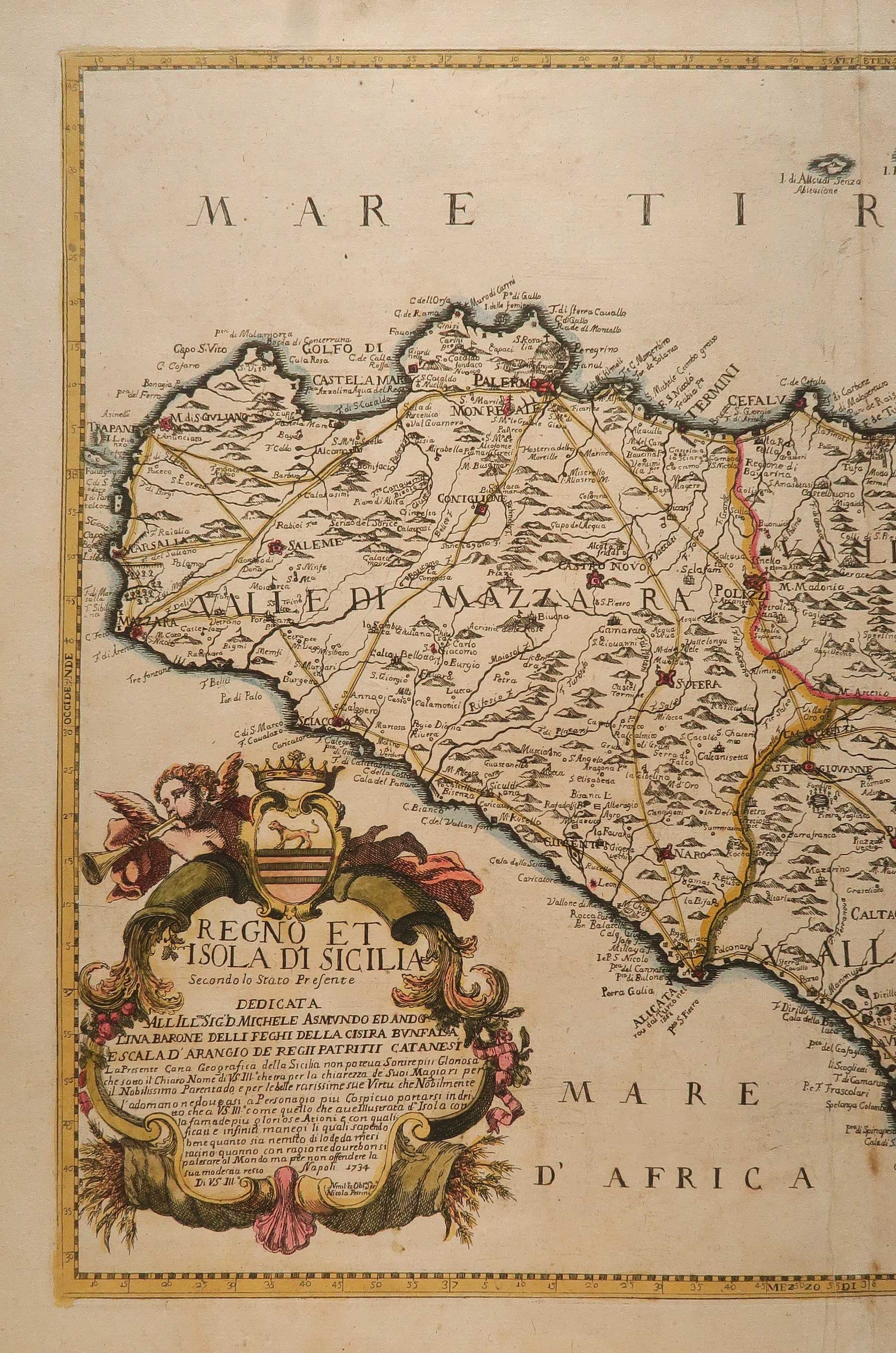 carta geografica regno sicilia petrini carta geografica sicilia petrini