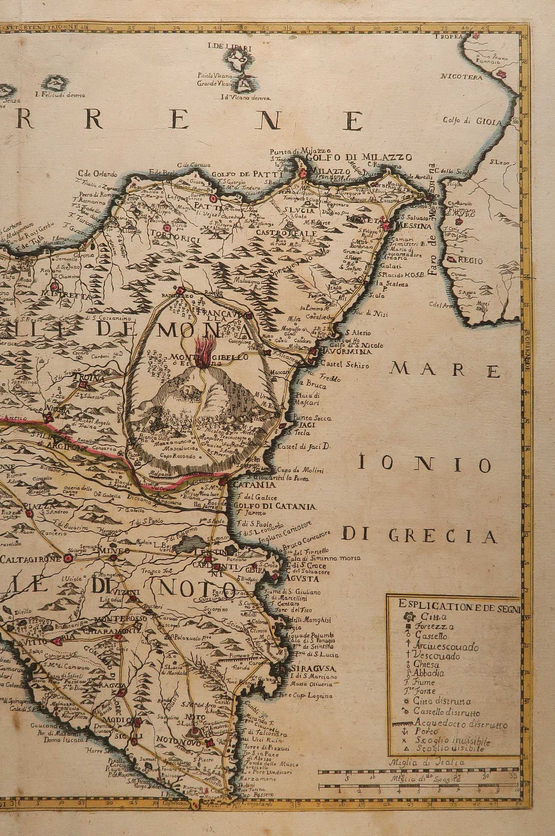 carta geografica regno sicilia petrini carta geografica sicilia petrini