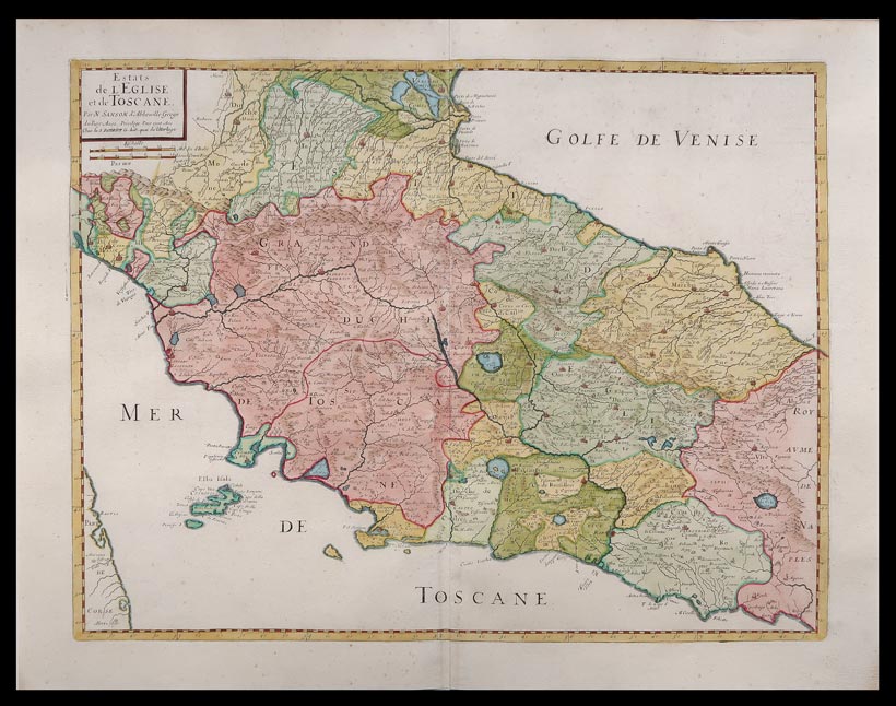carta geografica stato chiesa sanson