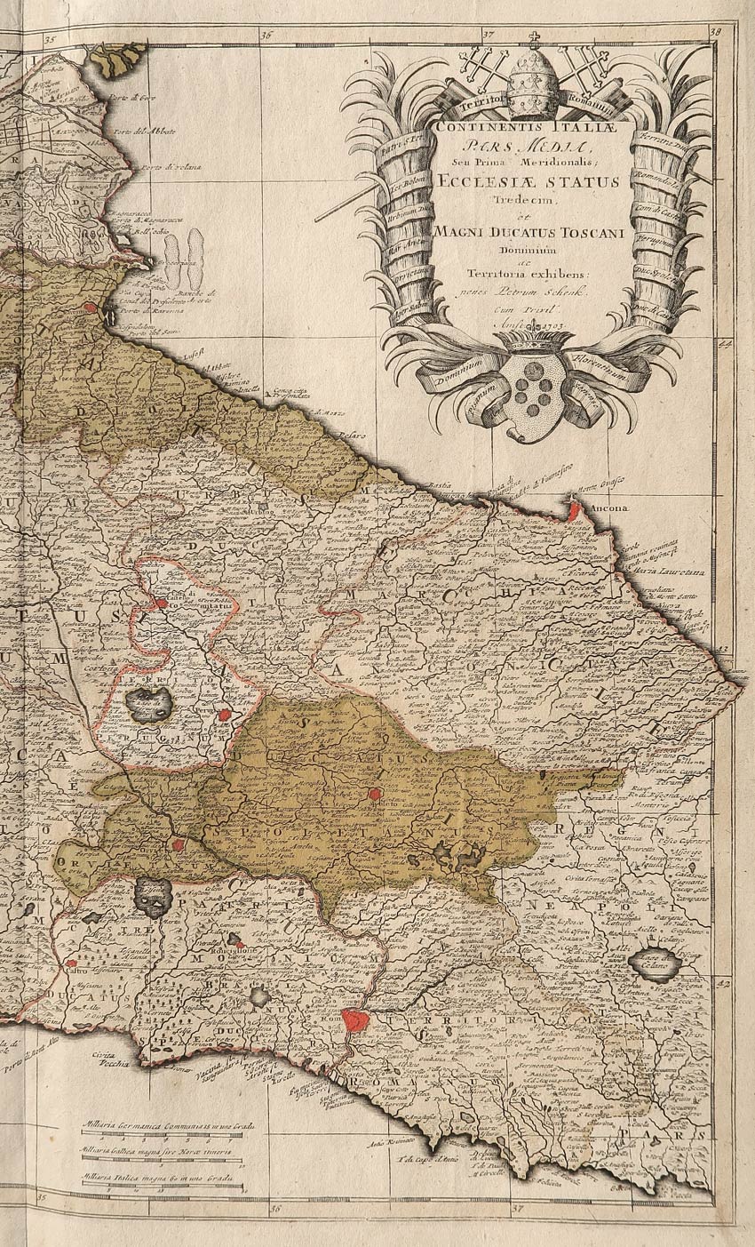 carta geografica stato chiesa schenk