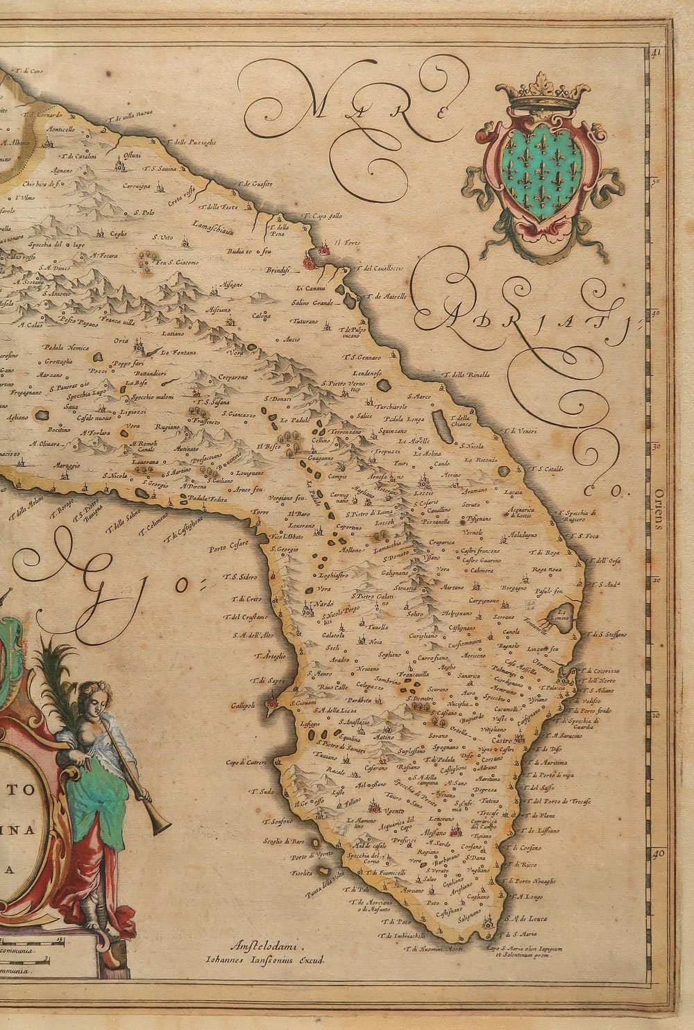 carta geografica terra otranto janssonius carta geografica terra otranto
