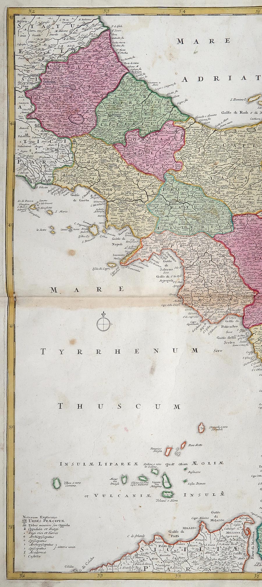 carta geografica totius regni neapolis