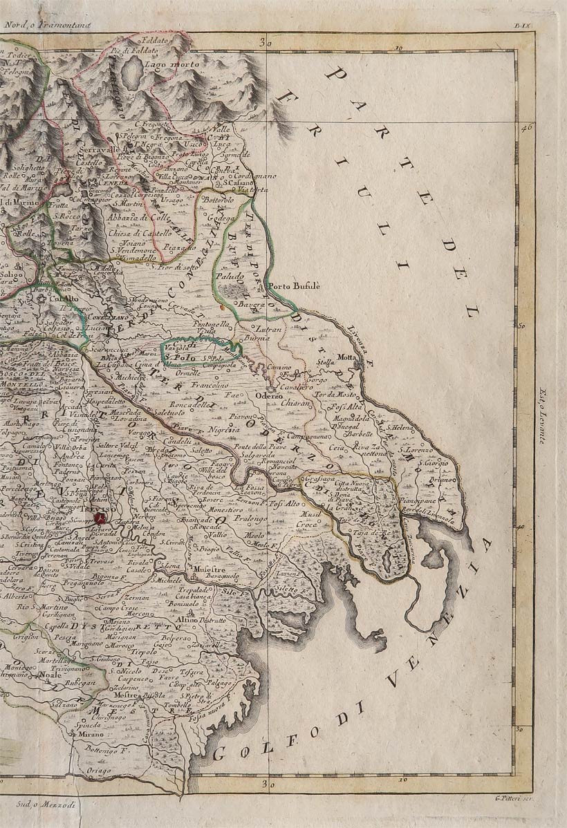 carta geografica trevigiano