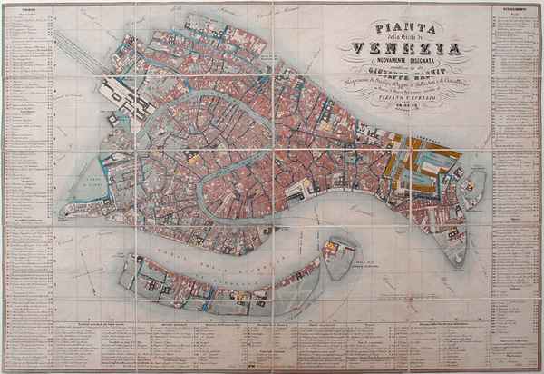 pianta topografica antica venezia