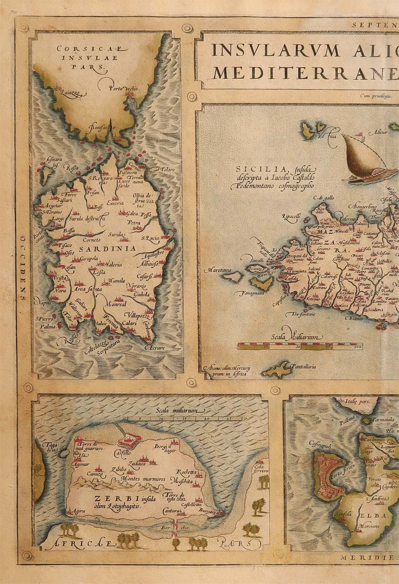 carta geografica insularum mediterranei descriptio