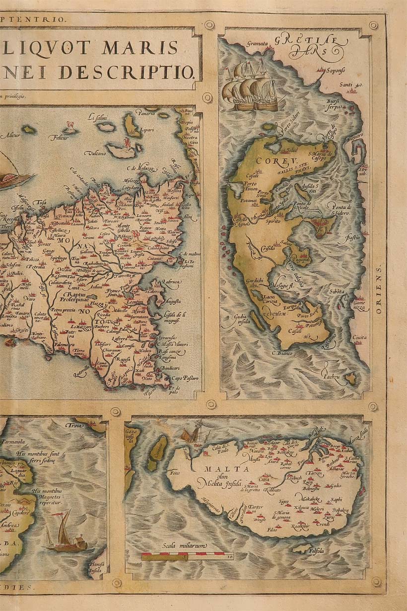 carta geografica insularum mediterranei descriptio