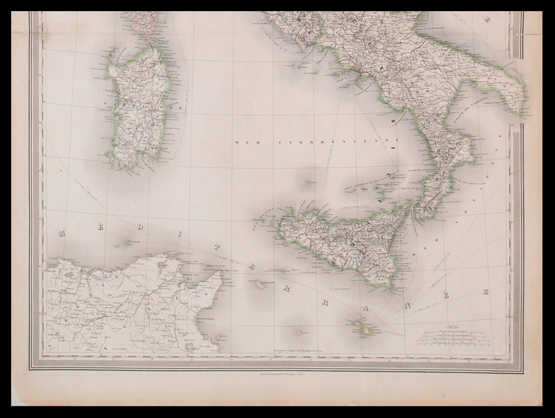 carta geografica italia dufour