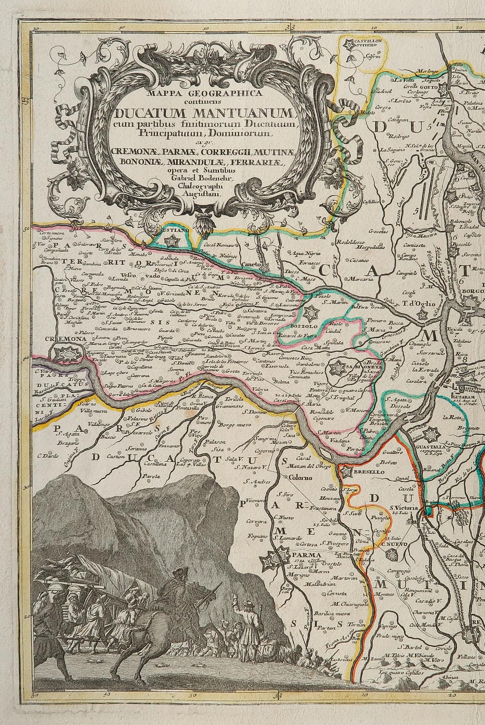mappa geographica ducatum mantuanum