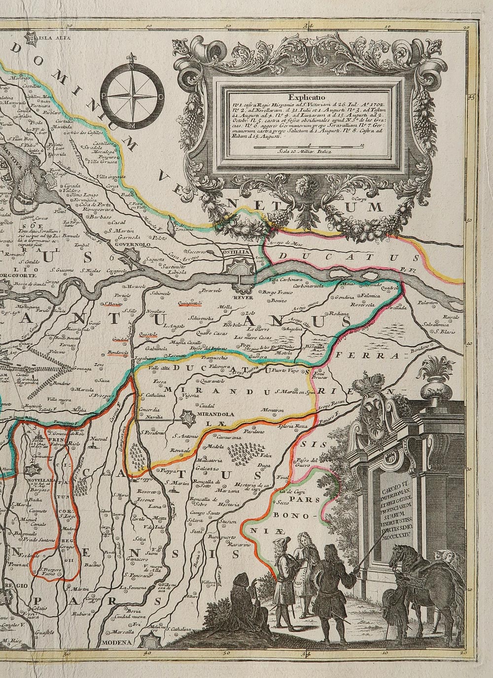 mappa geographica ducatum mantuanum