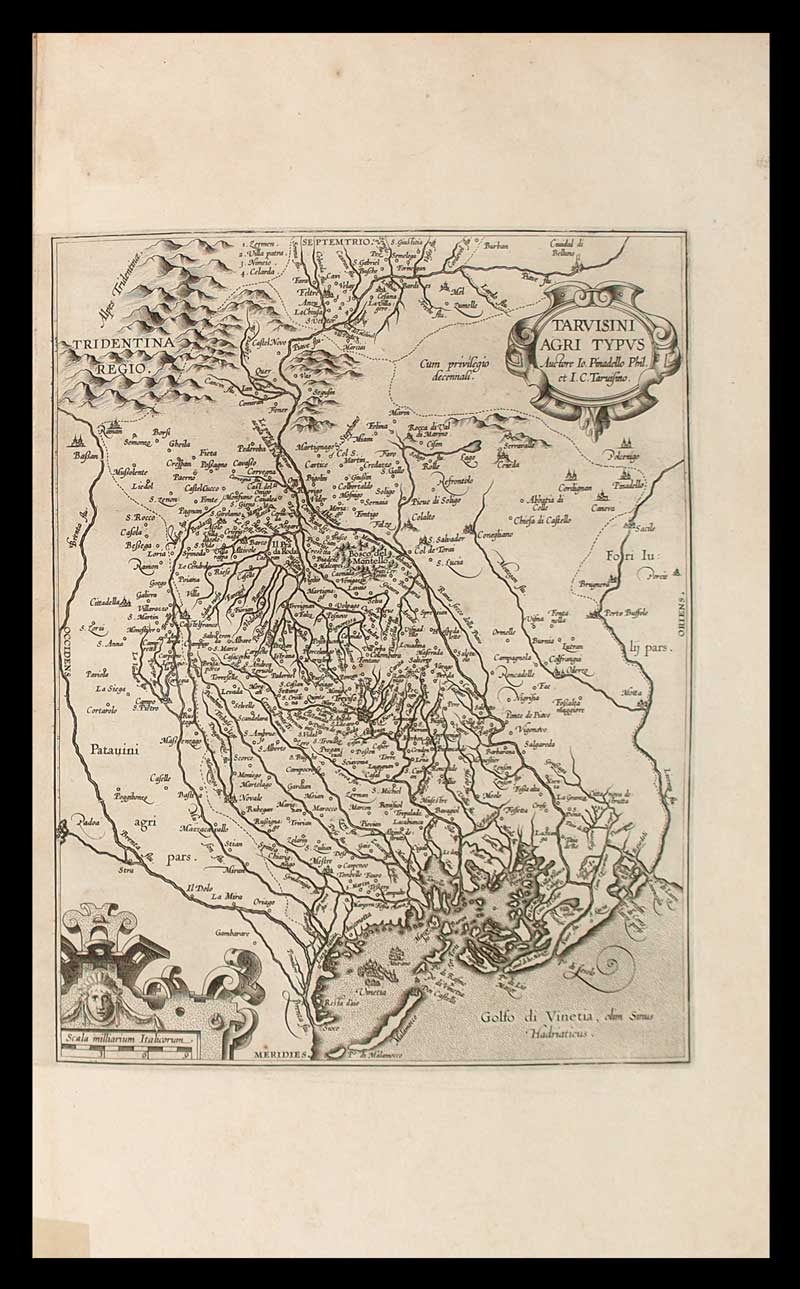 carta geografica trevigiano ortelio