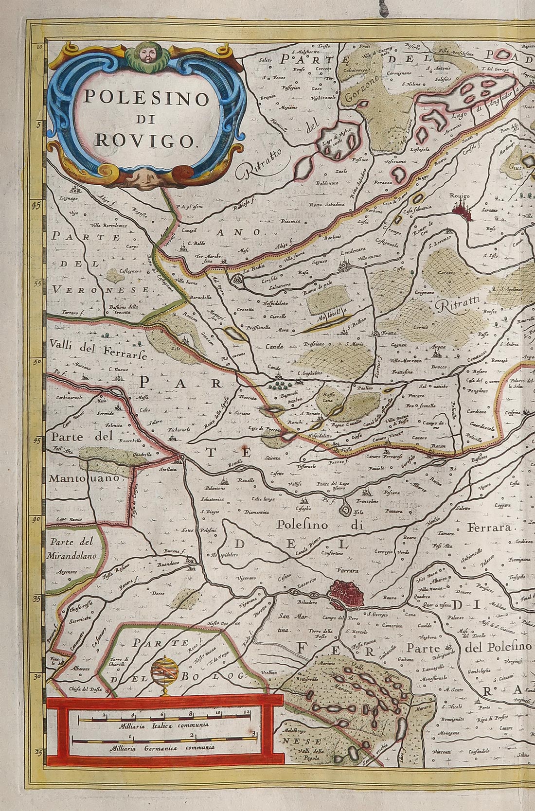 carta geografica antica polesine hondius carta geografica polesine hondius