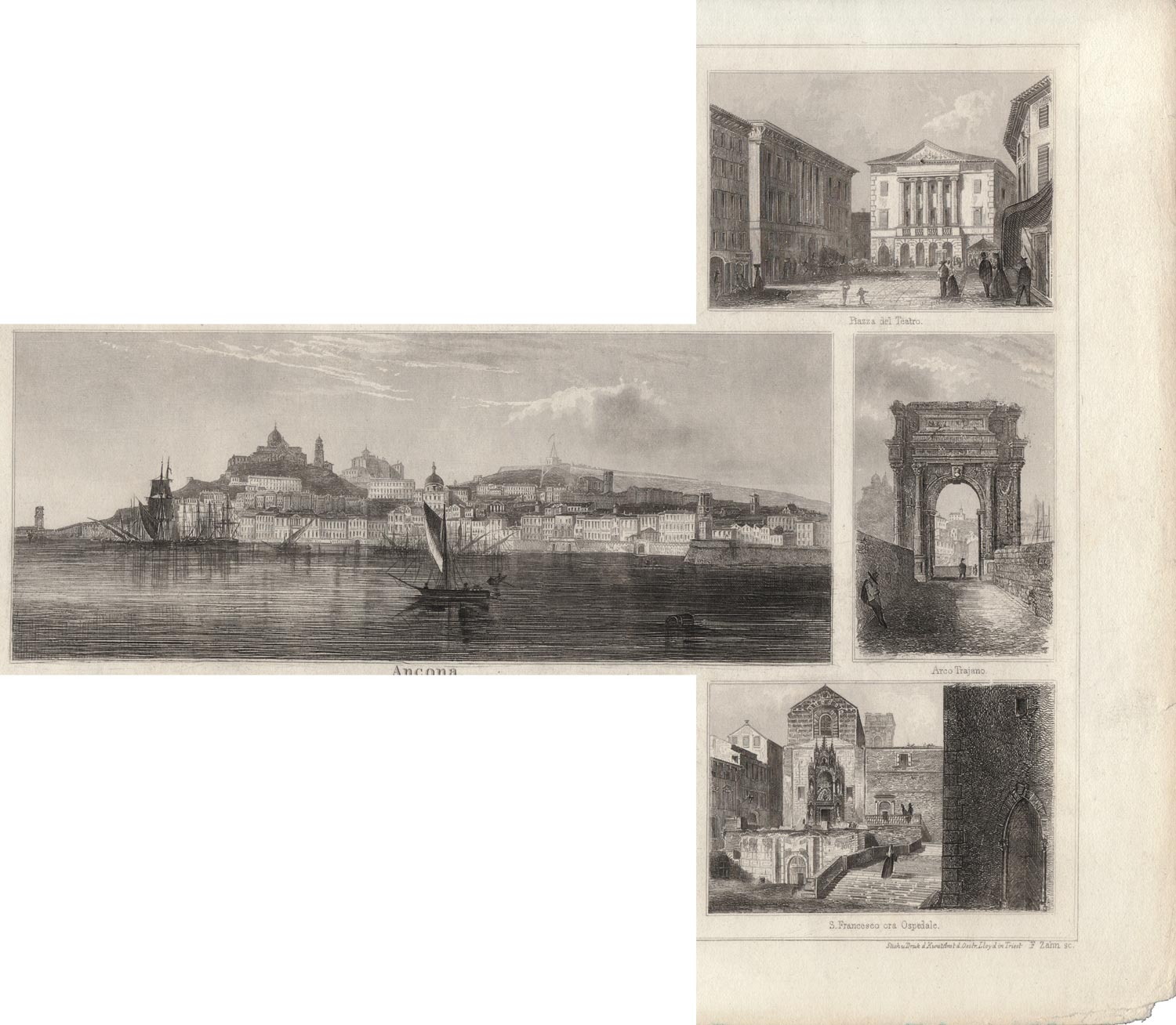 stampa antica ancona lloyd stampa antica ancona