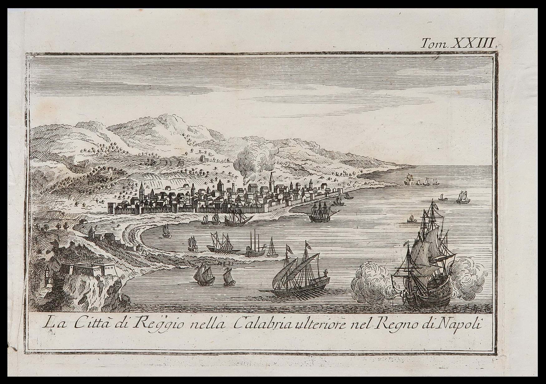 stampa antica citta reggio calabria albrizzi