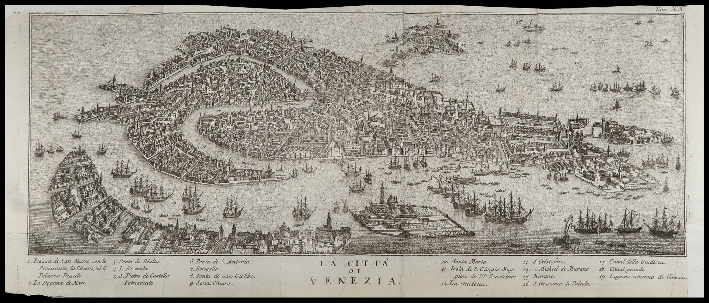 stampa antica città di venezia