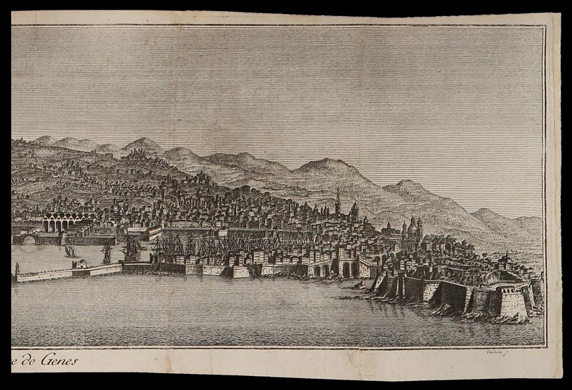 stampa antica genova gravier stampa genova gravier