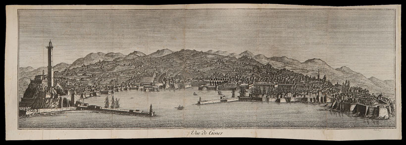 stampa antica genova gravier