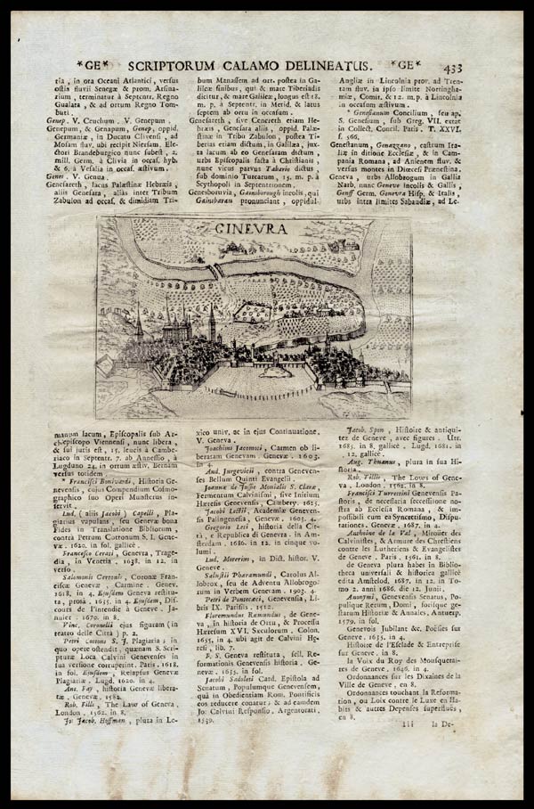 stampa antica ginevra foresti stampa antica ginevra foresti