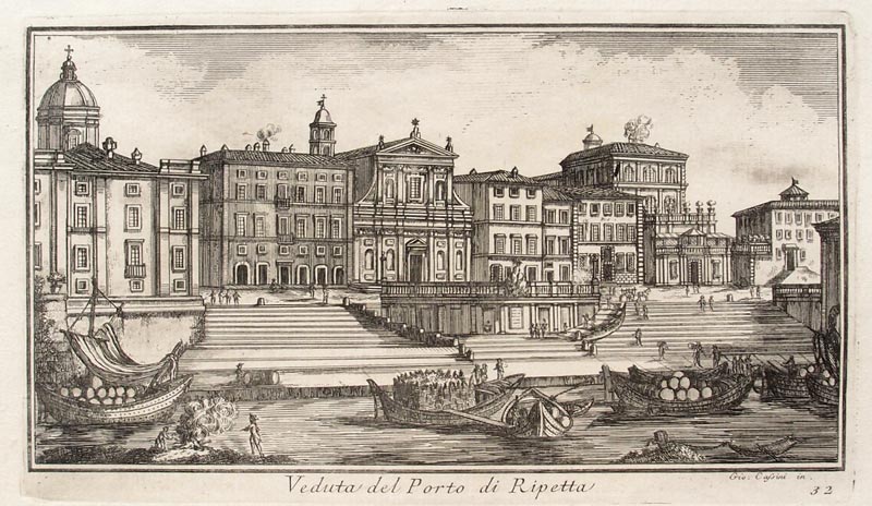 stampa antica porto ripetta cassini stampa porto ripetta cassini
