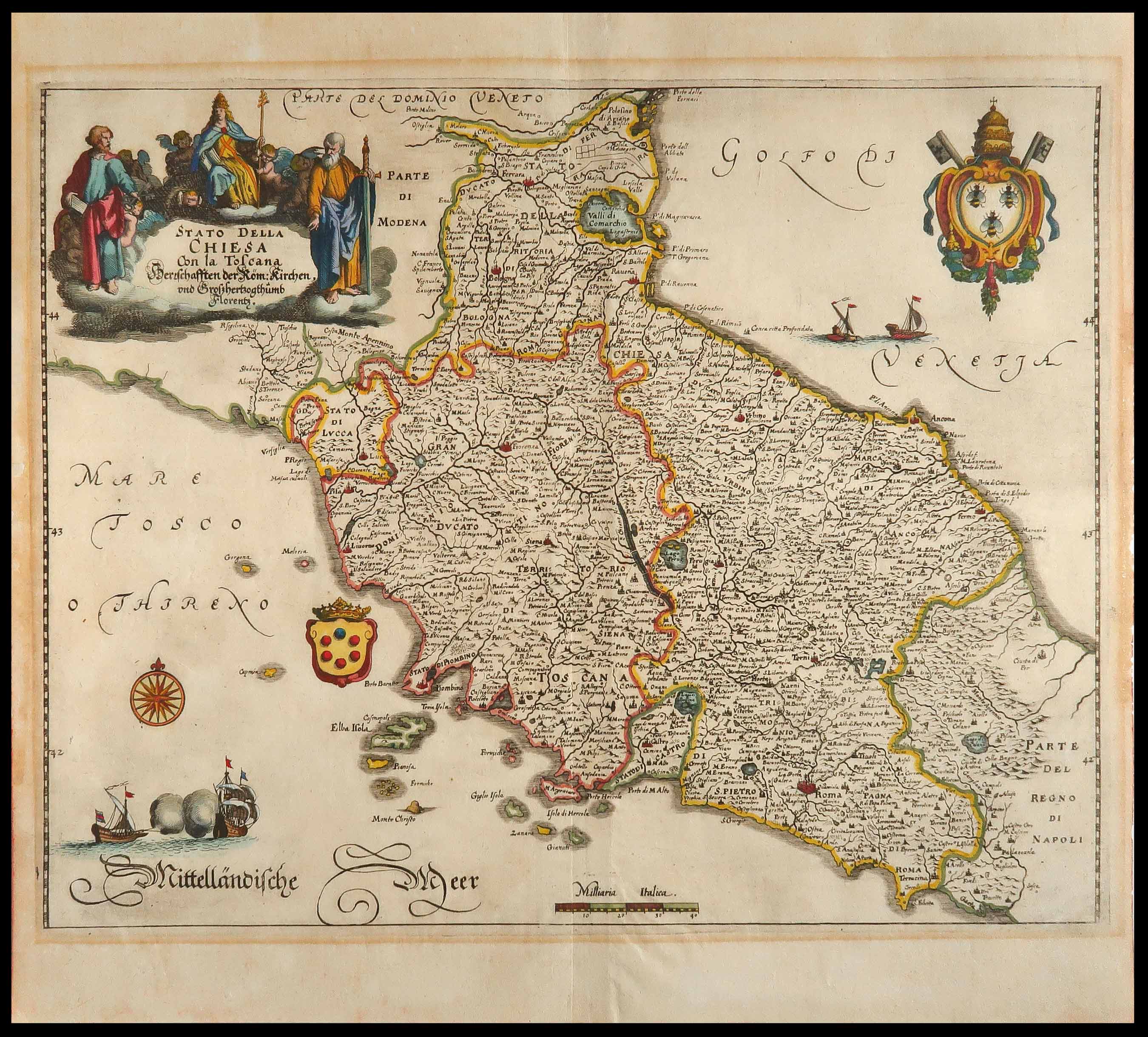 carta geografica stato chiesa merian