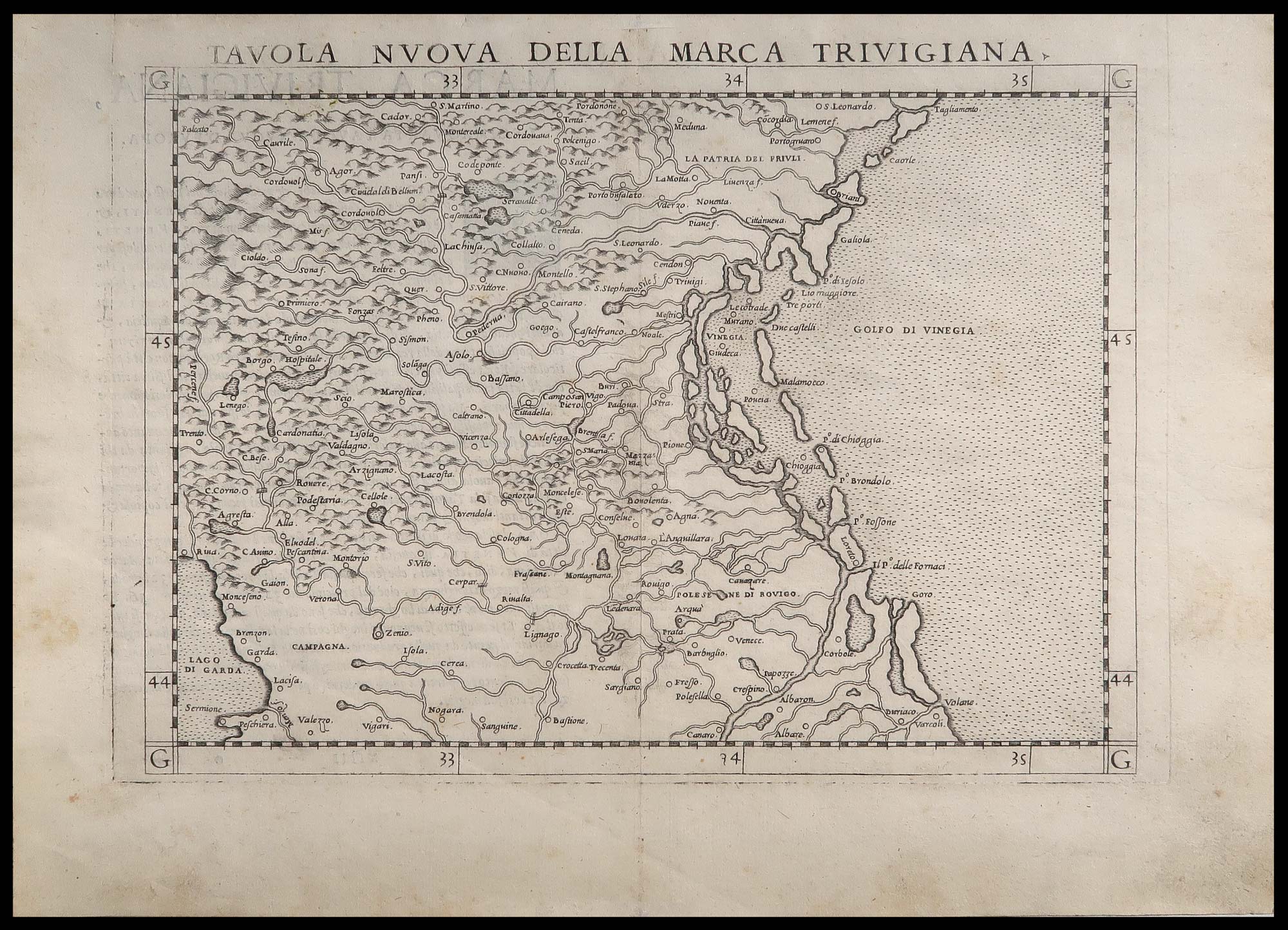 carta geografica tavola nuova marca trivigiana ruscelli