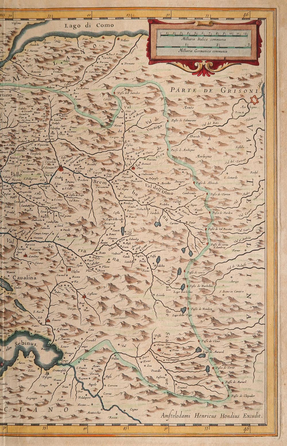 carta geografica antica territorio bergamo hondius carta geografica territorio bergamo hondius