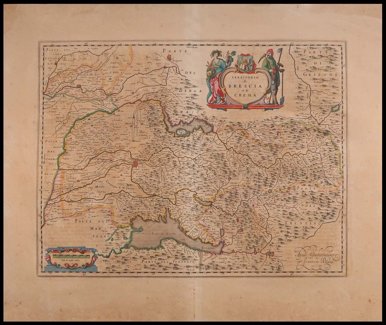 carta geografica territorio brescia crema blaeu
