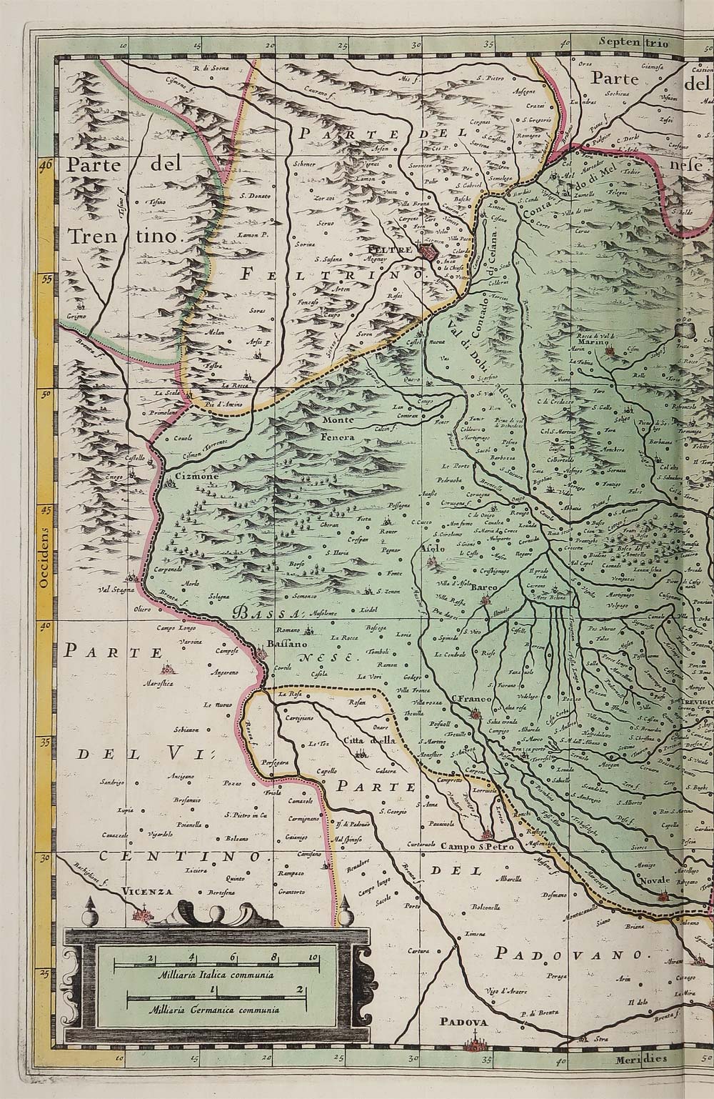 carta geografica territorio trevigiano schenk valk carta geografica territorio trevigiano schenk valk