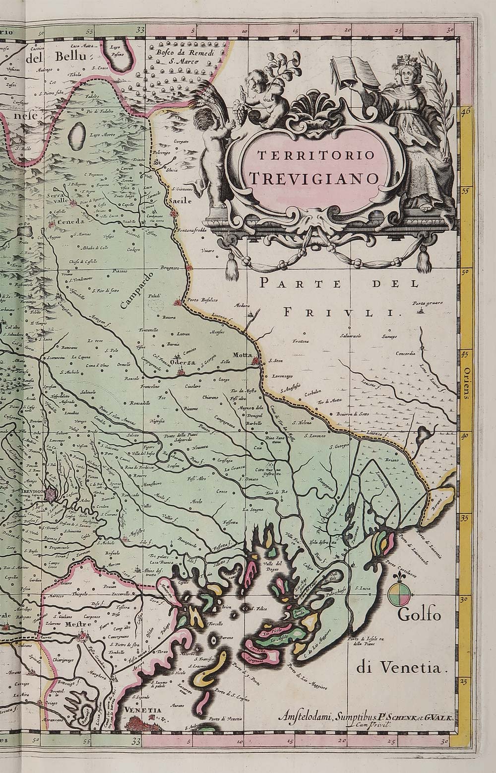 carta geografica territorio trevigiano schenk valk carta geografica territorio trevigiano schenk valk