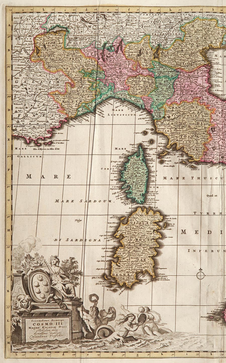 totius italiae tabula visscher schenk totius italiae tabula visscher