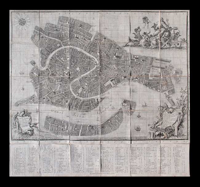 stampa antica venezia ughi