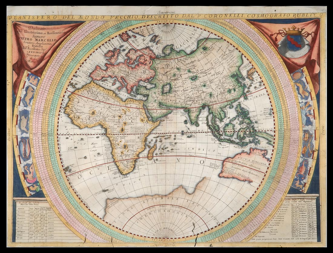 mappa antica planisfero coronelli mappa antica planisfero coronelli