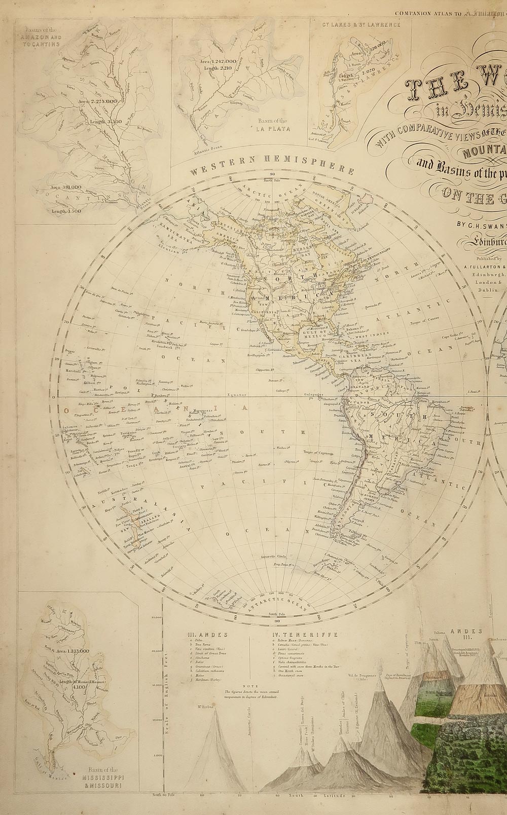 mappamondo antico fullarton mappamondo antico fullarton