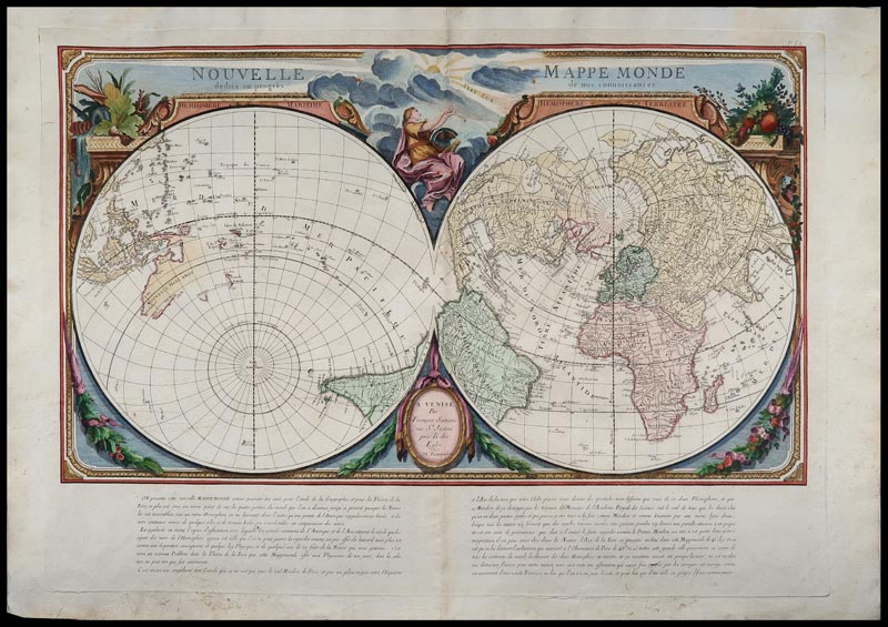 nouvelle mappe monde santini remondini