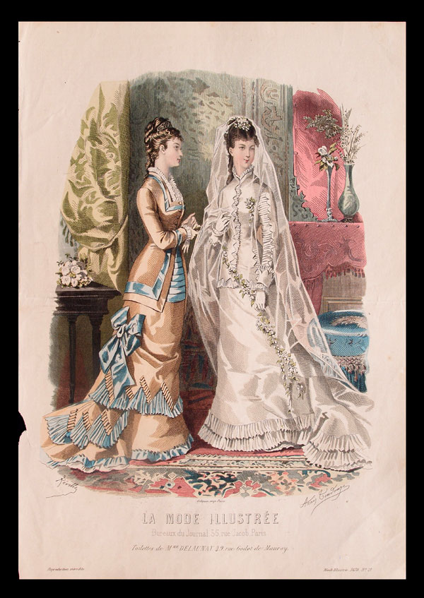 stampa antica moda matrimoni