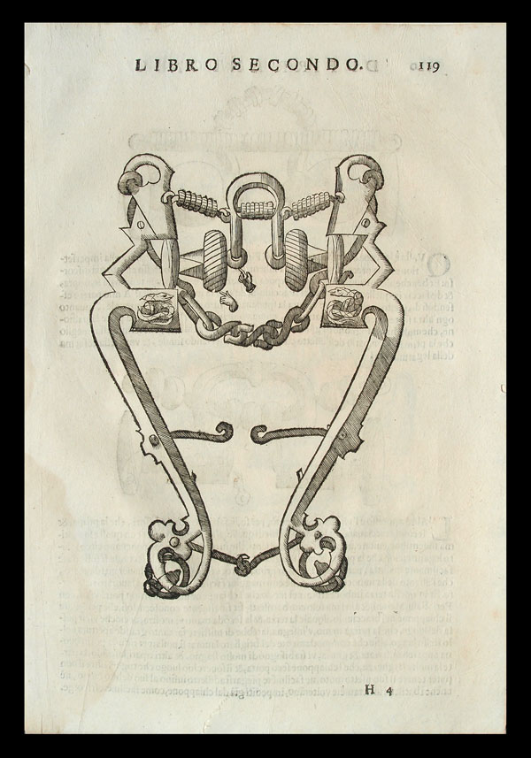stampa antica ferro cavallo ferraro