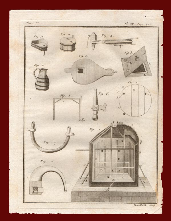 stampa antica enologia rozier
